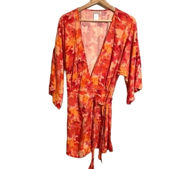 L*Space Into the Tropics Pfeiffer Dress Women’s Size XS Swim Coverup Floral‎ - Picture 4 of 10